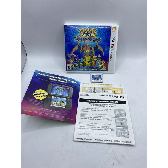 Pokemon Super Mystery Dungeon (Nintendo 3DS, 2015) Complete Tested Authentic